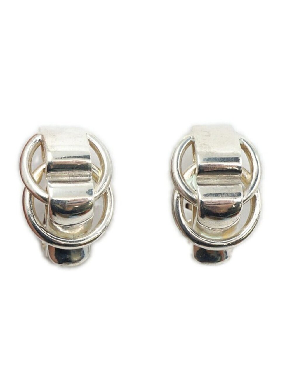 Hermes Earrings Dosano Silver